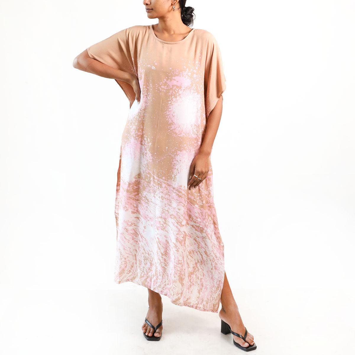 Sandy Dusk Batik Kaftan