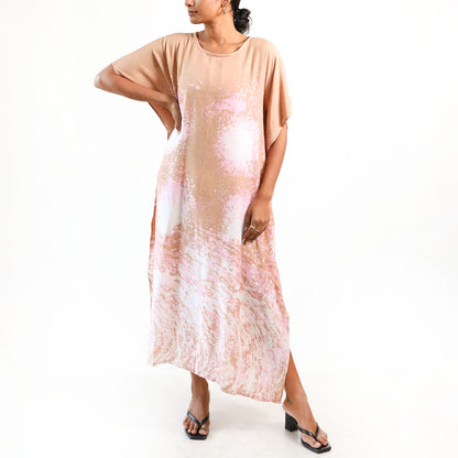 Sandy Dusk Batik Kaftan