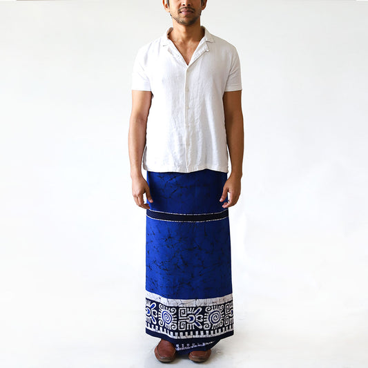 Cerulean Dream Batik Sarong