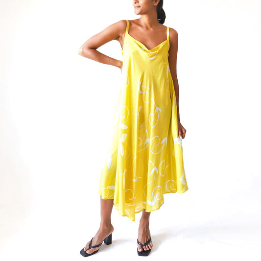 Sunshine Vine Batik Dress