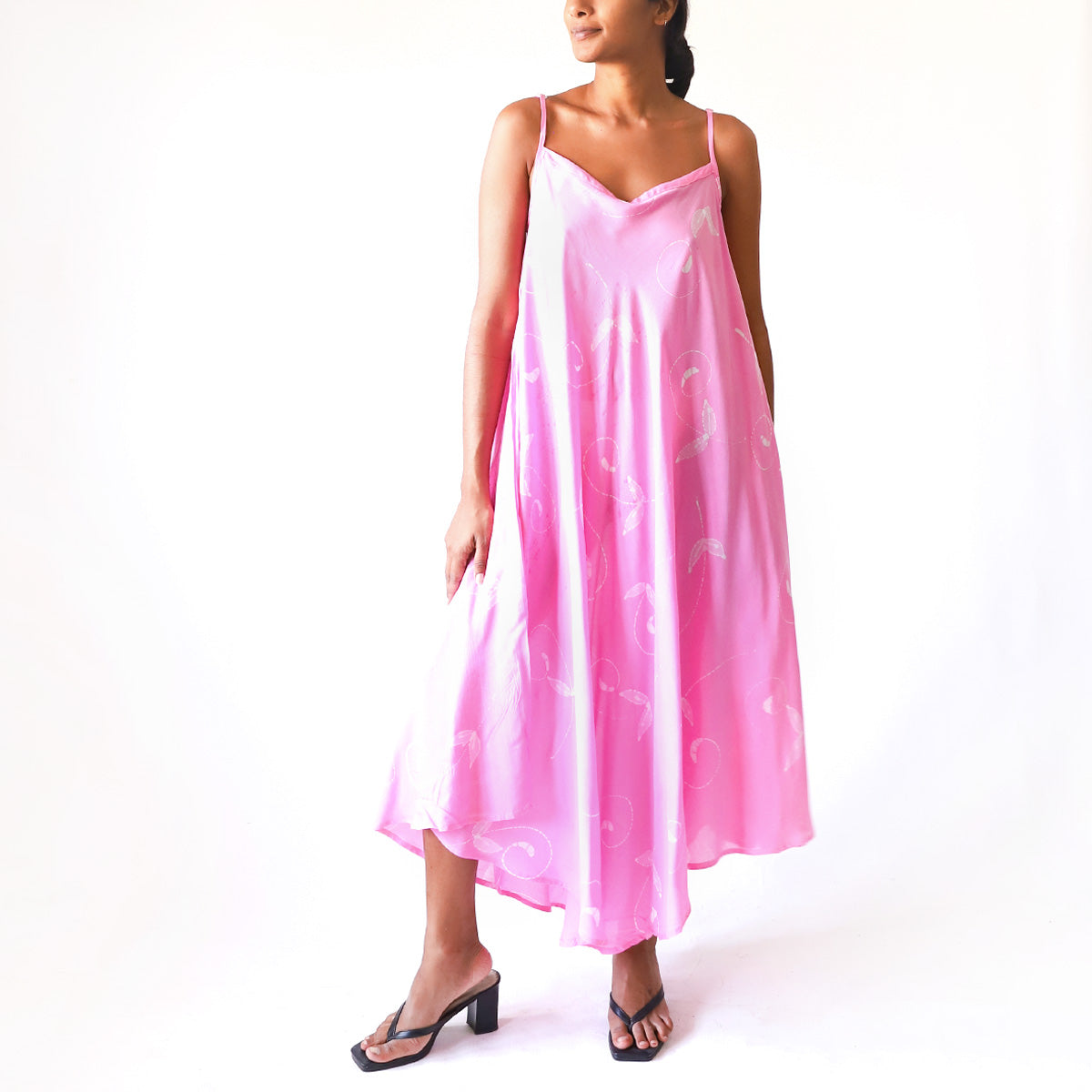 Blush Vine Batik Dress