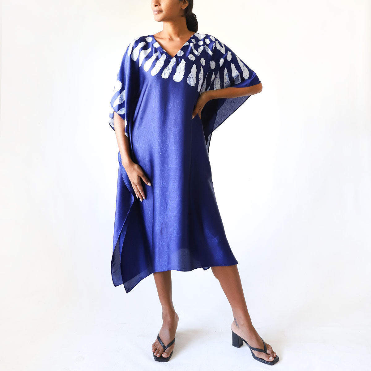 Tribal Ember Batik Kaftan