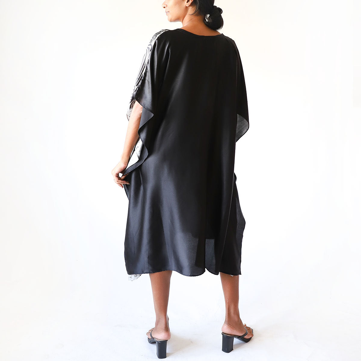 Peacock Mist Batik Kaftan