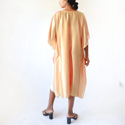 Golden Marigold Batik Kaftan