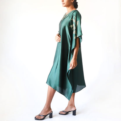 Green Sunrise Batik Kaftan