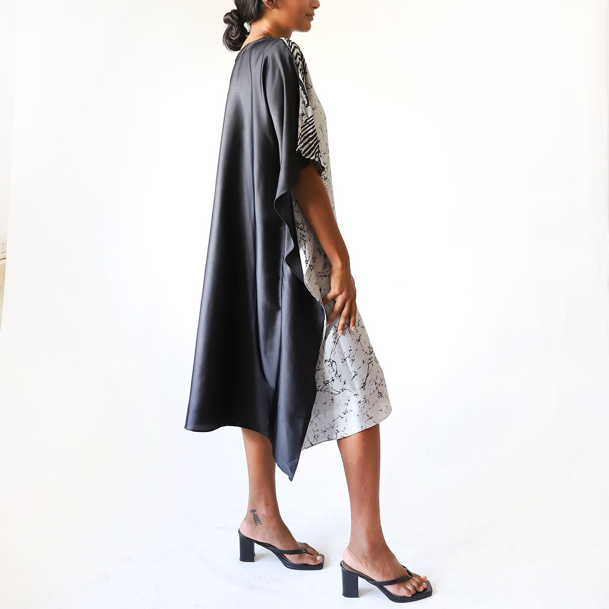 Peacock Mist Batik Kaftan