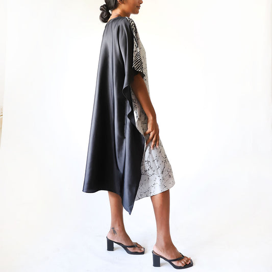 Peacock Mist Batik Kaftan