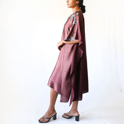 Beige Elegance Batik Kaftan