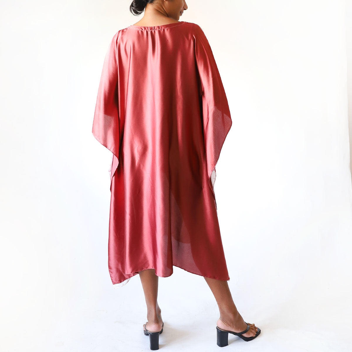 White Garden Batik Kaftan