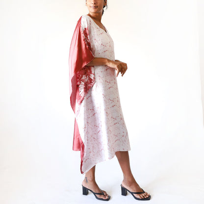 White Garden Batik Kaftan