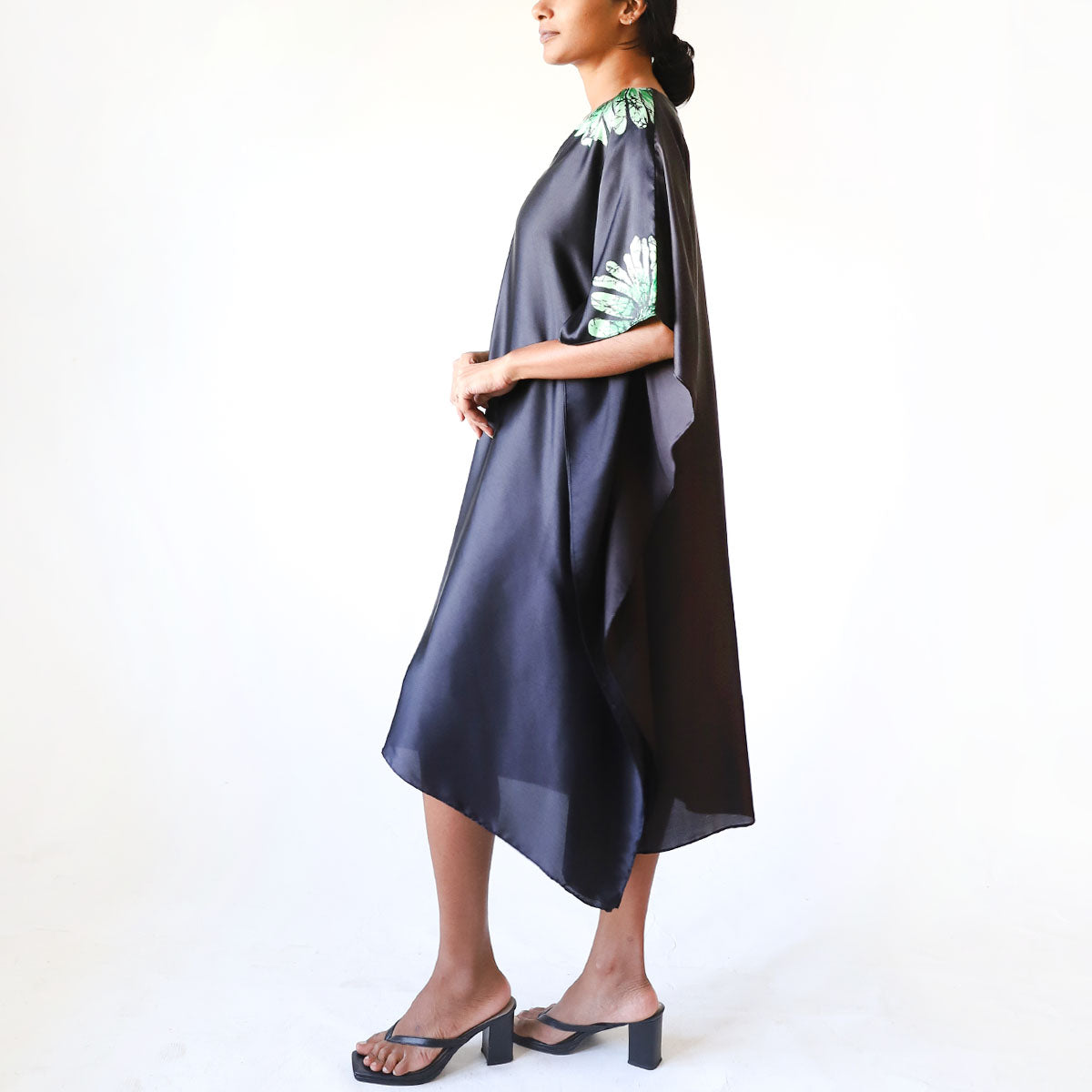 Emerald Nightfall Batik Kaftan