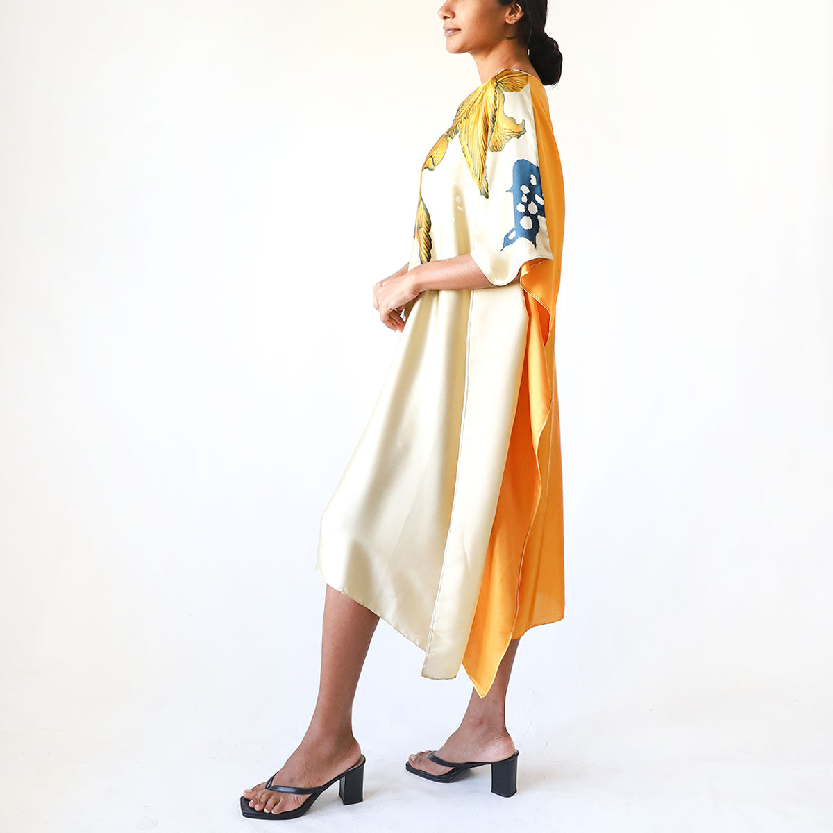 Bronze Flame Batik Kaftan