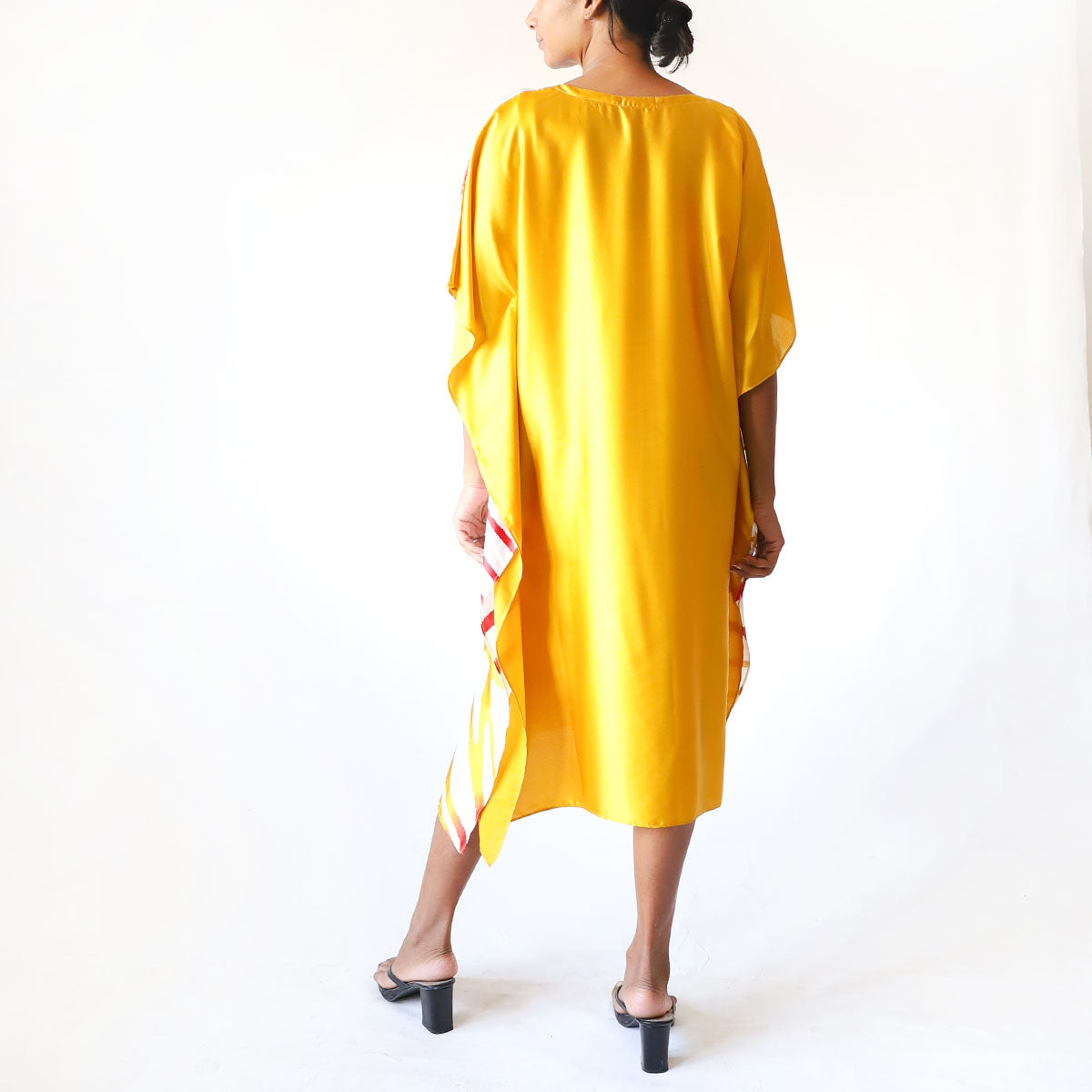 Sunset Zebra Batik Kaftan