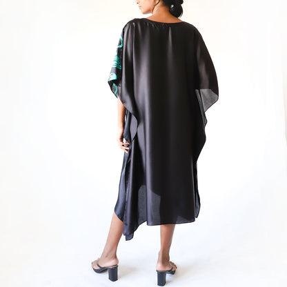 Peach Cloud Batik Kaftan