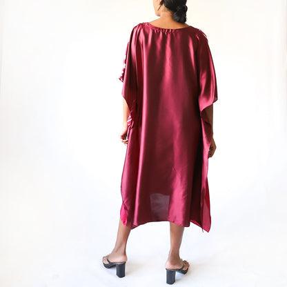 Pink Frost Batik Kaftan