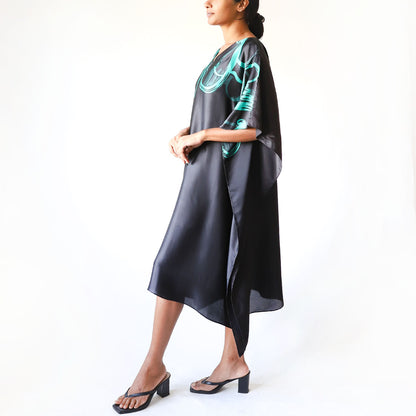 Peach Cloud Batik Kaftan