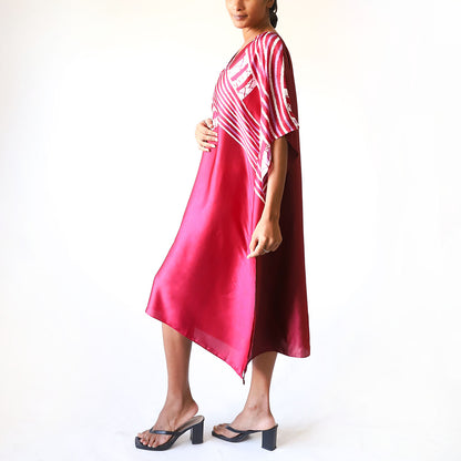 Pink Frost Batik Kaftan