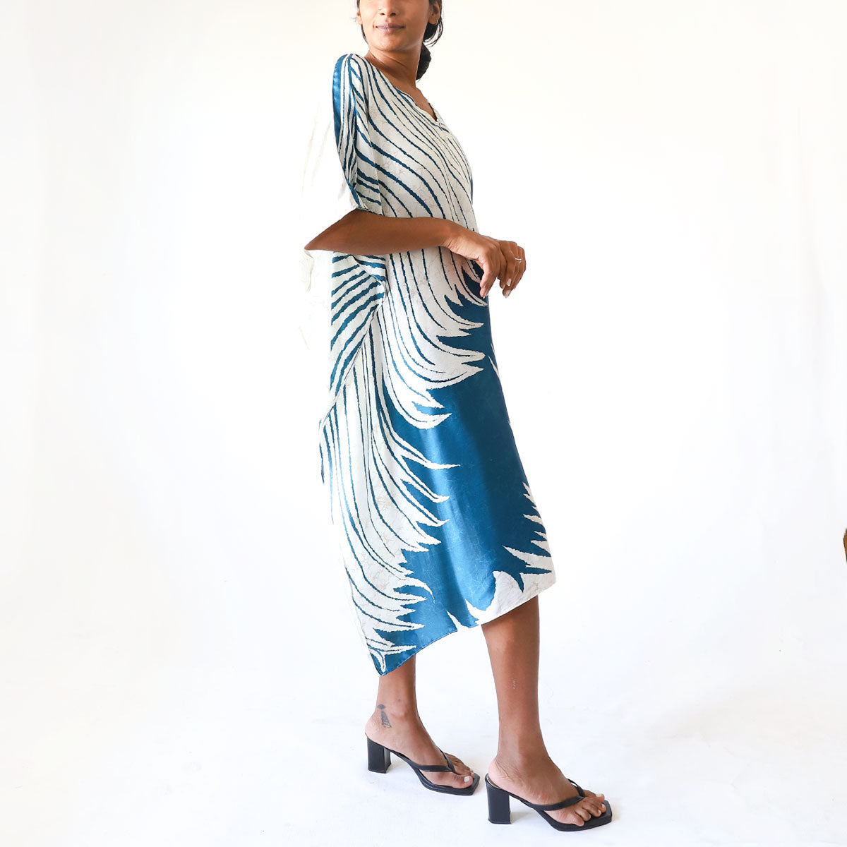 Fresh Tide Batik Kaftan