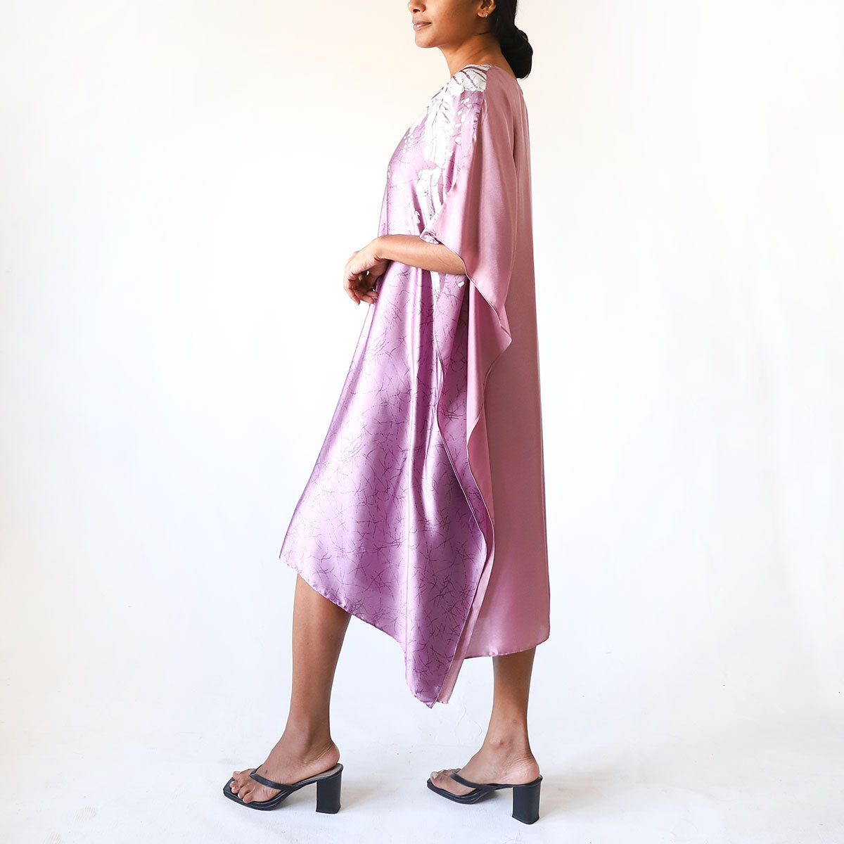 Mystic Lavender Batik Kaftan