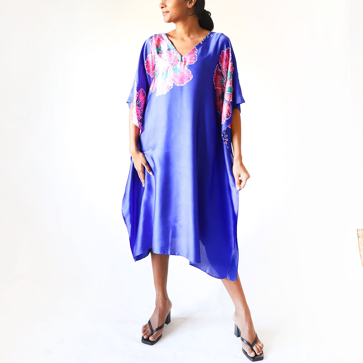 Orchid Mirage Batik Kaftan