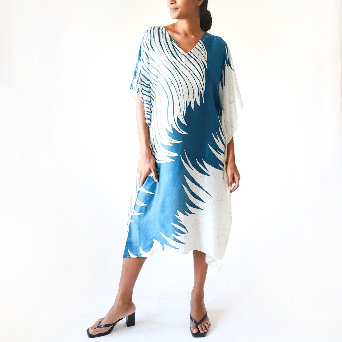 Fresh Tide Batik Kaftan