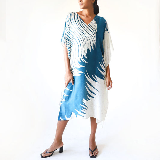Fresh Tide Batik Kaftan