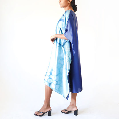 Ocean Wave Batik Kaftan