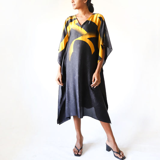 Midnight Essence Batik Kaftan