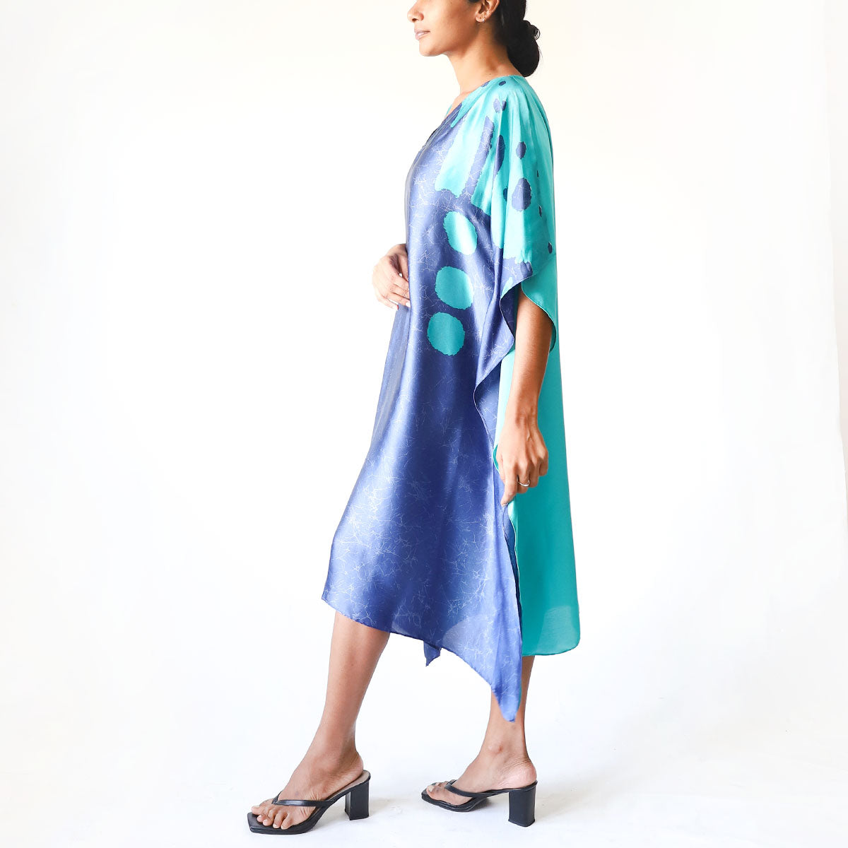 Deep Sapphire Dream Batik Kaftan