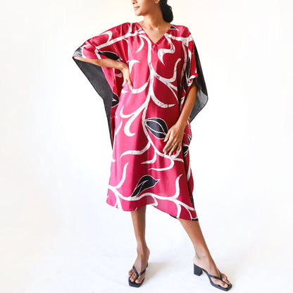 Black Amber Batik Kaftan