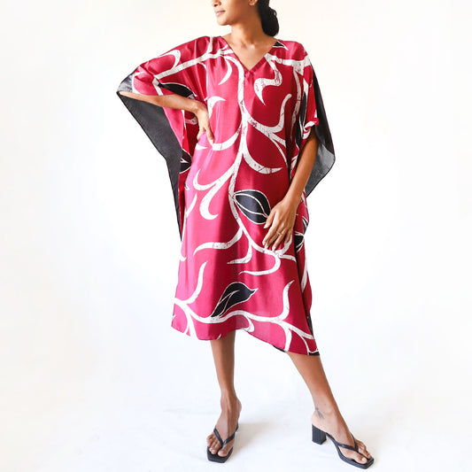 Black Amber Batik Kaftan