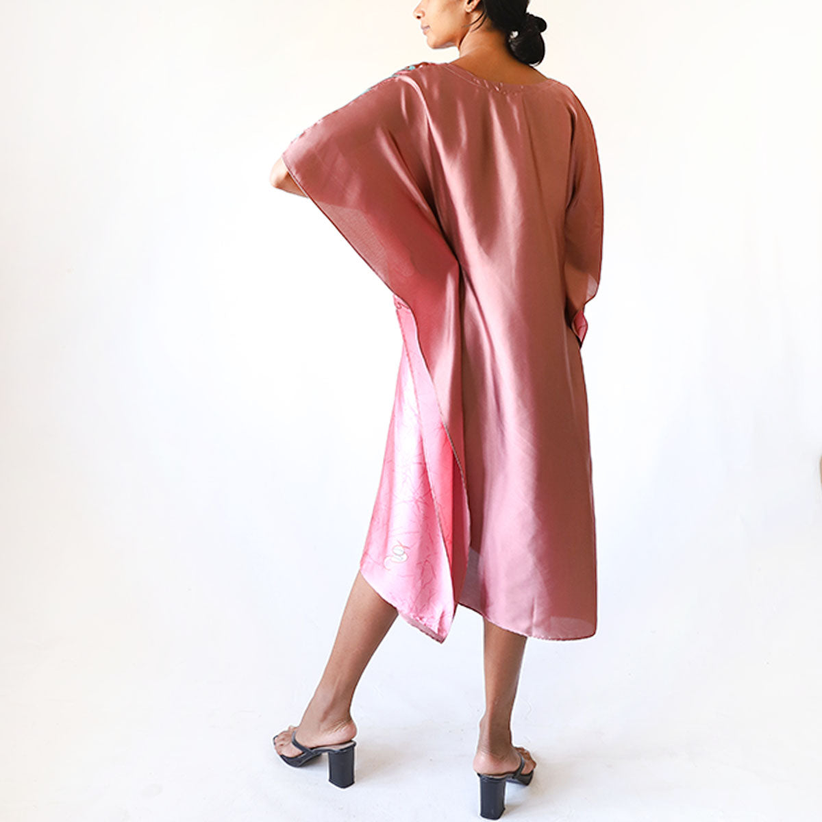 Coral Mist Batik Kaftan