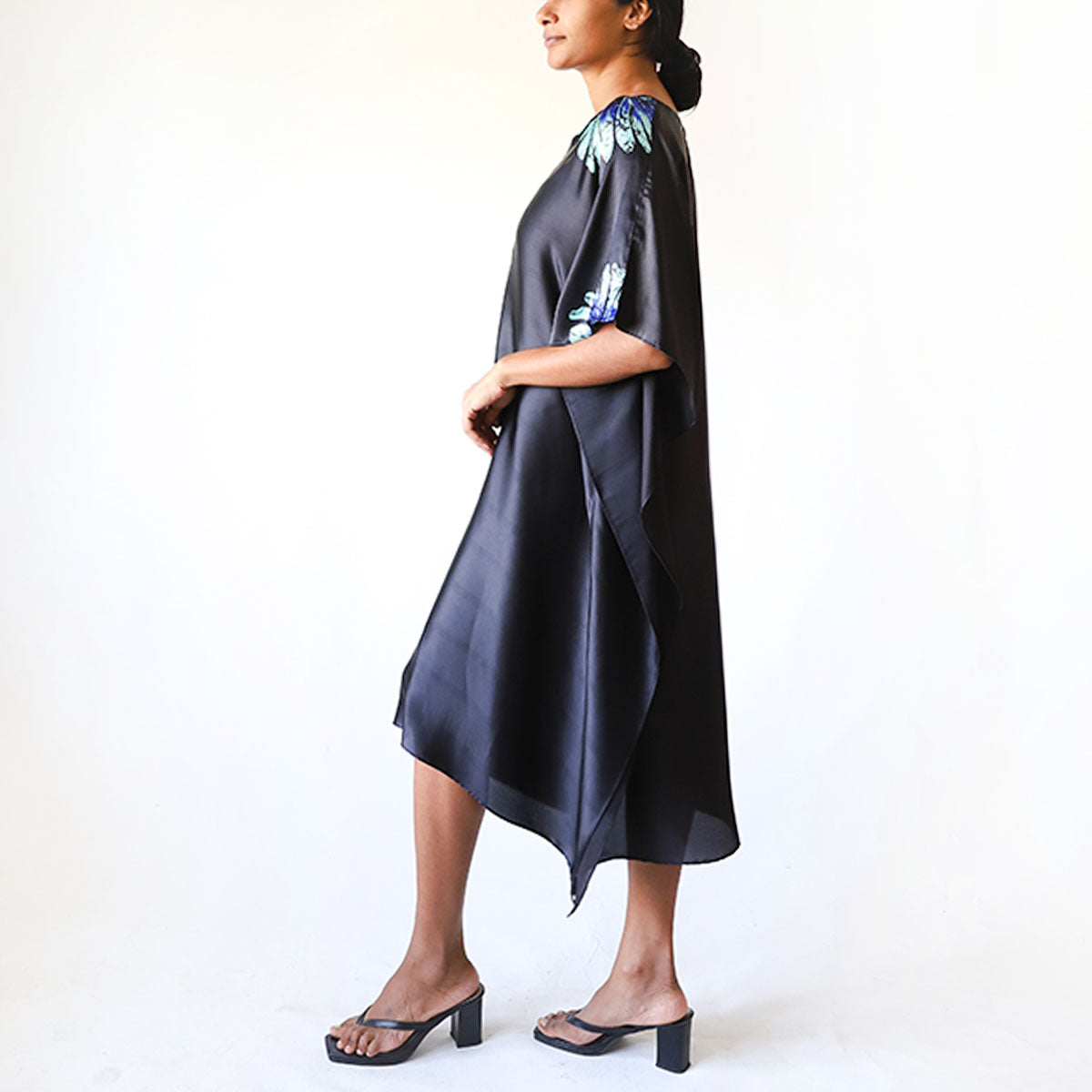 Tribal Noir Batik Kaftan