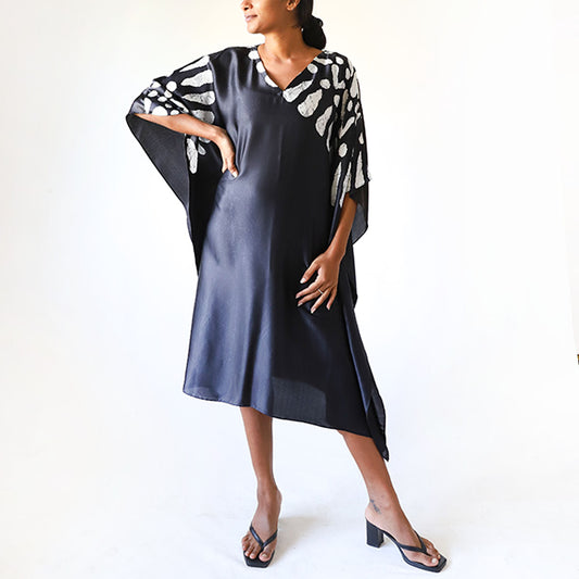 Tribal Noir Batik Kaftan