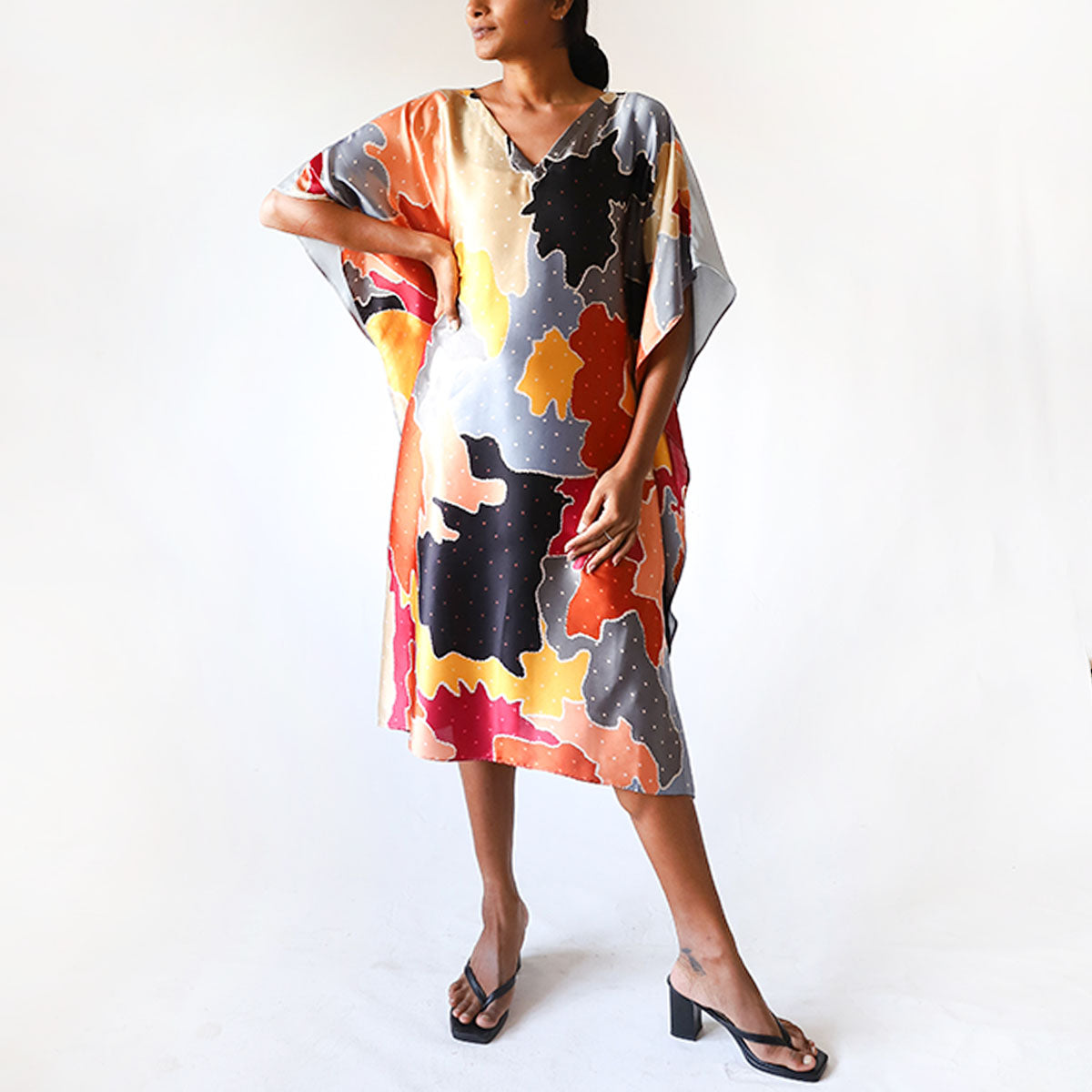 Colorburst Batik Kaftan