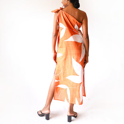 Sunlit Bloom Batik Dress