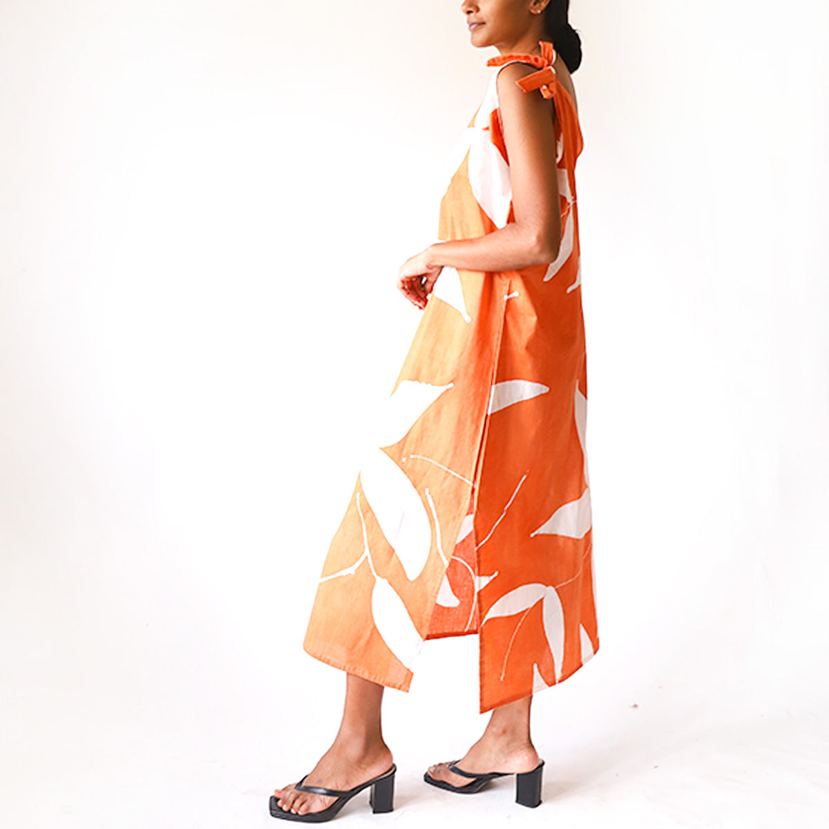 Sunlit Bloom Batik Dress