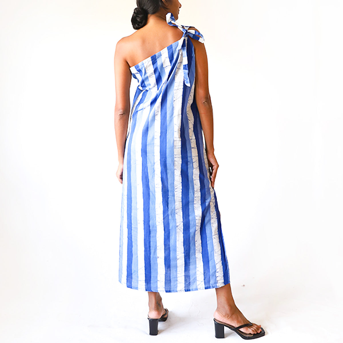 Bold Stripe Batik Dress