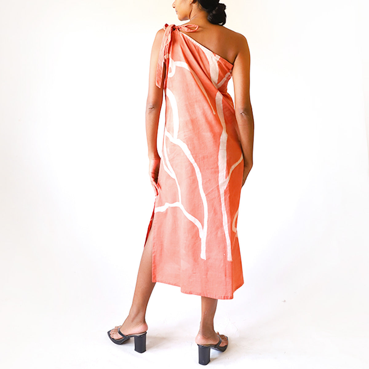 Tangerine Twist Batik Dress