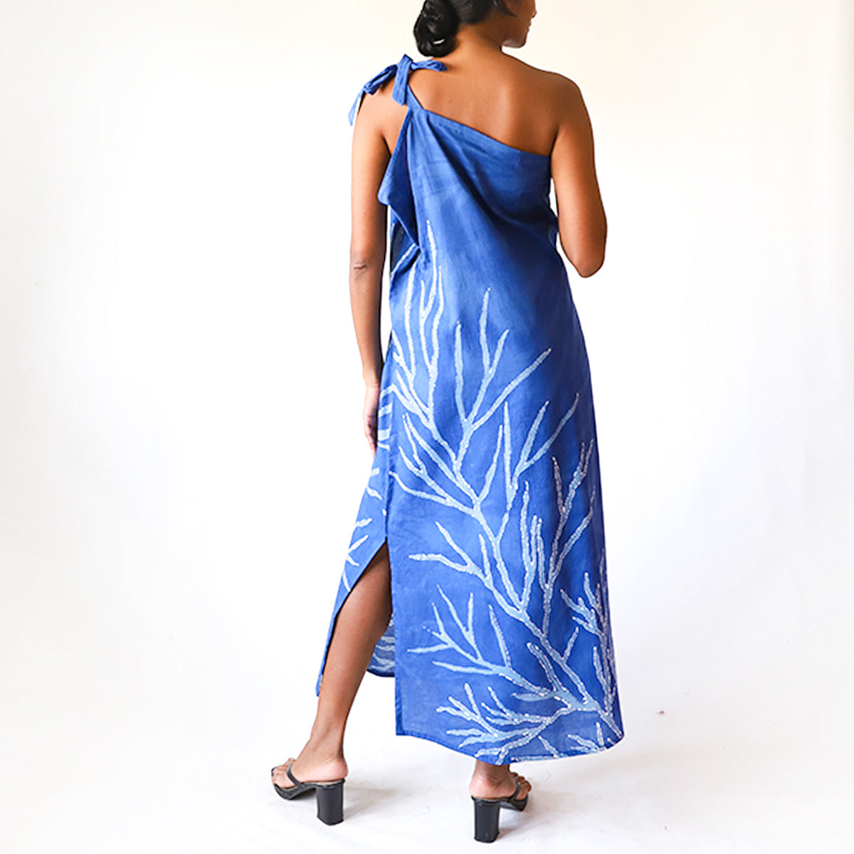 Blue Coral Batik Dress