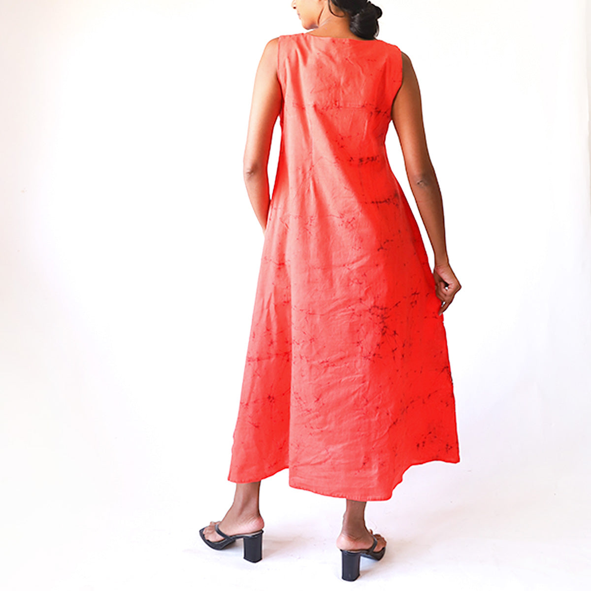 Rose Ember Batik Dress