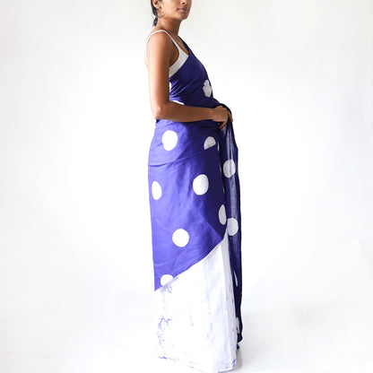 Polka Breeze Batik Saree