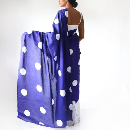 Polka Breeze Batik Saree
