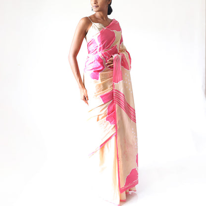 Sand Rose Batik Saree