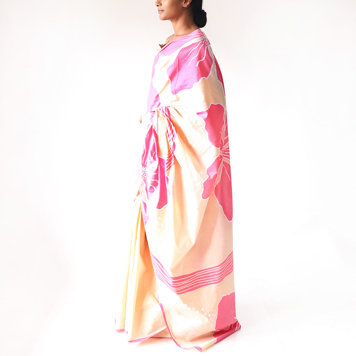 Sand Rose Batik Saree