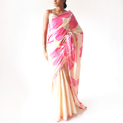 Sand Rose Batik Saree