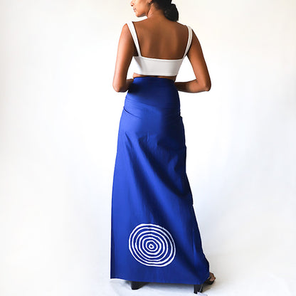 Blue Orbit Batik Sarong