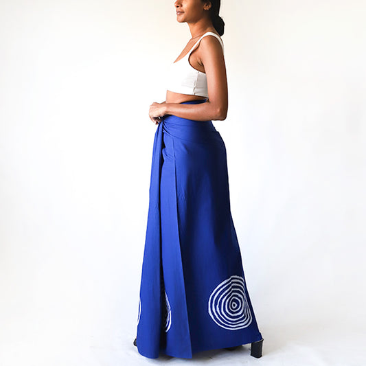 Blue Orbit Batik Sarong