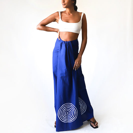 Blue Orbit Batik Sarong