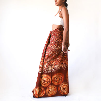 Sunset Swirl Batik Sarong